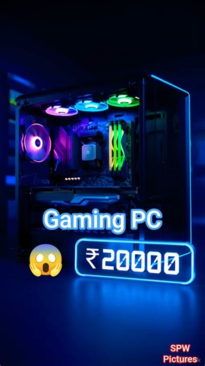 Best Budget Gaming PC Build Under ₹20,000 💻🔥​#gamingpc #pcbuild #budgetpc #shorts #gta5 #teach