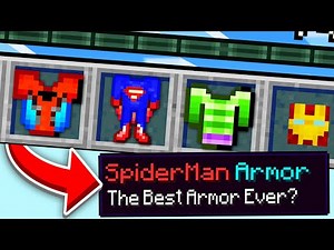 Minecraft, But There's Superhero Items...