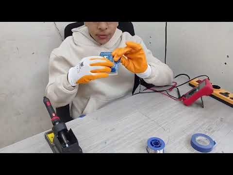 How to solder THT (Through Hole Technology) components on a pcb (Printed Circuit Board) safely⚙️🔧