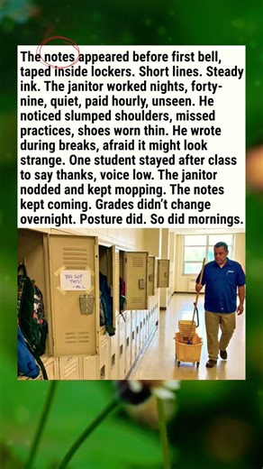 The notes appeared before first bell, taped inside lockers. Short lines. Steady ink.