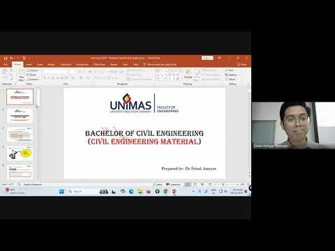 [RECORDED VIDEO] Learning Unit 4 - Portland Cement & Its Applications