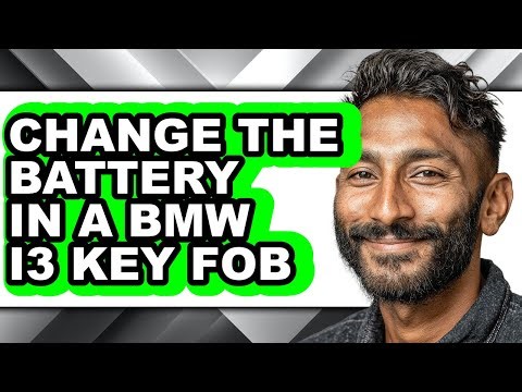 How To Change The Battery In A BMW I3 Key Fob - Step By Step