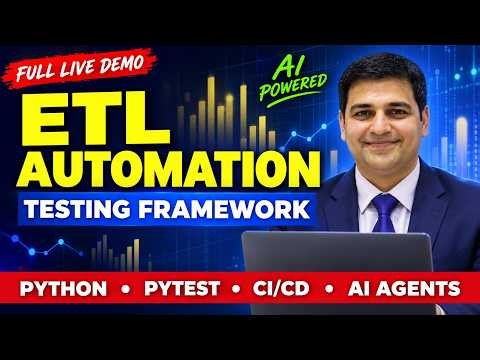 AI-Powered ETL Automation Testing Framework | Python, PyTest, CI/CD & AI Agents