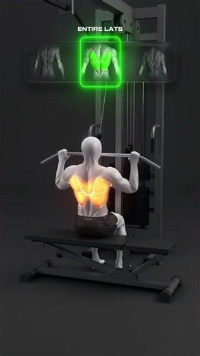🔥 The Best Cable Pulldown Variations for Lats & Upper Back These pulldown variations target every