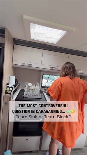 Where do you stand on the Great Pot Washing Debate? 🧼🥊 We are definitely guilty of being Team Inside more often than not! Yes, it fills up the wastemaster quicker, and yes, space is tight... but honestly? I’d rather wash up in my pyjamas with a glass of wine than trek across a cold field to the facility block! 🍷🏃‍♀️ Plus, with the drying rack on the hob, it works perfectly fine for us. So come on, settle it below: Are you Team Inside (Cosy) or Team Block (Social)? 👇 #caravanlife #washingup 