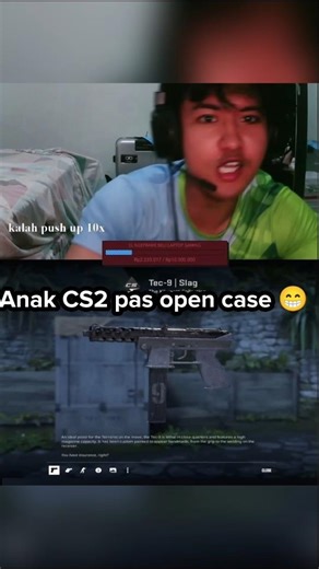 Anak CS2 ketika open case bilek 🙄 #csgo #cs2overpass #games
