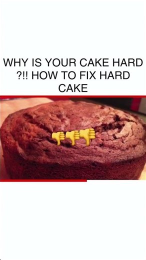 Perfectly Soft Cakes Every Time How to Fix Hard Cake #BakingTips #CakeRescue