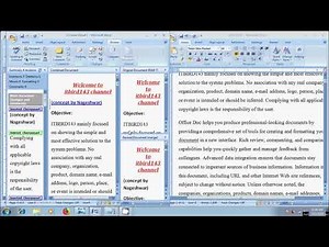 Word 2007: How to combine multiple documents into one in word