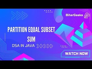 Leetcode 416: Partition Equal Subset Sum in Java | Brute Force to Dynamic Programming
