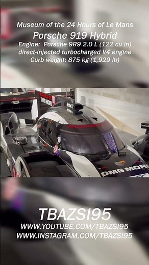 🇩🇪 Porsche 919 LMP1 | Museum of the 24 Hours of Le Mans | #porsche #porsche919 #lmp1 #lemans #wec
