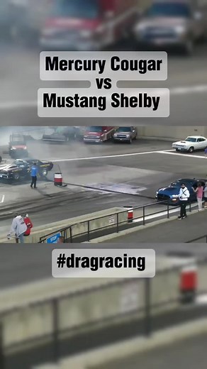 Mercury Cougar vs Mustang Shelby #dragracing | Drag Racing