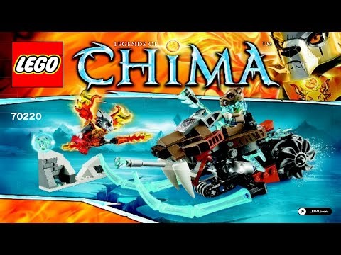 LEGO Instructions - Legends of Chima - 70220 - Strainor's Saber Cycle - Fire vs. Ice