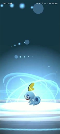 Sobble FINALLY EVOLVING🧬 into Drizzile🐸 #pokemon #mobilegame #pokemongo #sobble