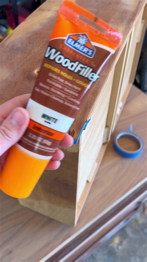 10K views · 216 reactions | Have you ever heard of white wood filler before?! This stuff is the best! #elmers #diy #woodworking #amazonreview #craftidea #woodwork | Lilly Skjoldahl | Facebook