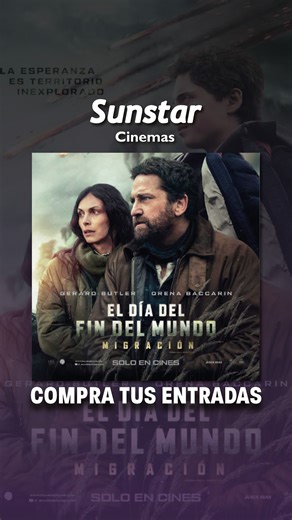 Sunstar Cinemas on Instagram: "Gerard Butler y EL DÍA DEL FIN DEL MUNDO: MIGRACIÓN te estan esperando... No te quedes afuera desde el 5 de febrero en #SunstarCinemas. Saca tus entradas en nuestra pagina web www.cinesunstar.com #Riocuartocba #cinesunstarriocuarto #cinesunstarsantiagodelestero #cinesunstarushuaia #cinesunstarbariloche #cinesunstartucuman #cinesunstarposadas #cinesunstar #venialcine #tucuman #santiagodelestero #SunstarCinemas #posadasmisiones"