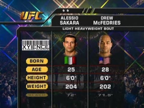Alessio Sakara vs Drew McFedries