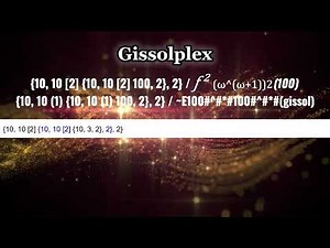 Numbers to Absolute Infinity Part 29 - 2 row arrays I