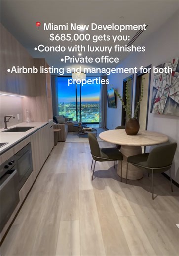 If you’re looking for an investment property or a second home in Miami, then DM us for more info on this project! The private office can also be rented out to have a secondary source of income 💰🌴 #miami #miamirealestate #investment #preconstruction