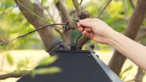 Metal Squirrel Baffle,Serrated Baffles for Bird Feeders Spikes 4x4 Post Dual Hanging Outdoor for Bird Feeder Pole Shepherd's Hook to Deter Squirrels and Raccoons