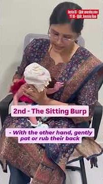 How to Burp a Newborn ? | 4 best way to burp the baby - Dr. Anusha Rao, Neonatologist #Babyburp