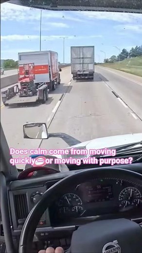 POV Truck Driving USA | Highway Traffic Flow — Trucks Passing Trucks 🚛➡️🚚 #shorts