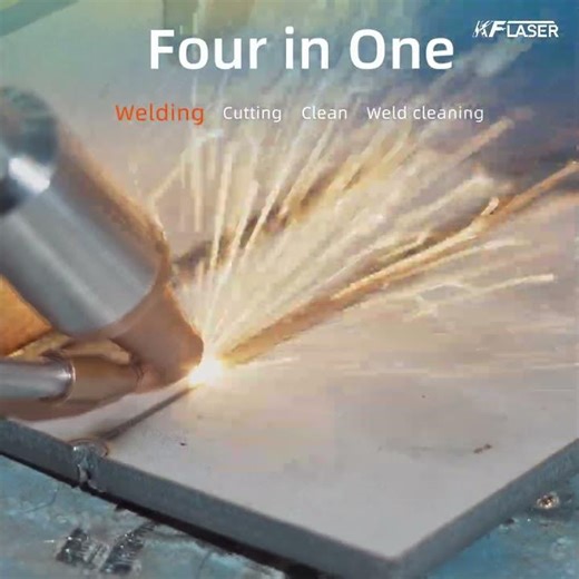 KFlaser welding machine four-in-one function demonstration