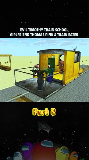 Animated Minecraft Train Adventures Featuring Colorful Characters