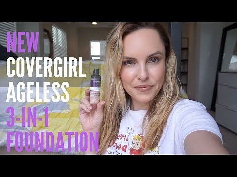 NEW COVERGIRL SIMPLY AGELESS 3-IN-1 FOUNDATION || Review + Wear Test