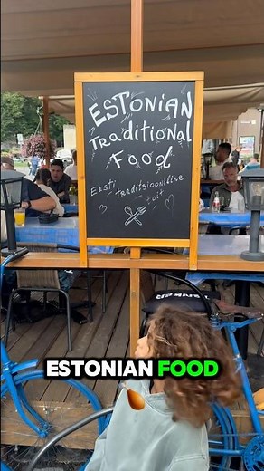 Estonian Food in Tallinn’s Old Town 🇪🇪 | Sea Buckthorn Tea + Chicken with Vegetables