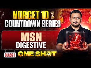 NORCET 10 Preparation | Digestive | Countdown Series | NORCET 10 MCQ Series