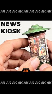 11K views · 209 reactions | 헡험헪헦 헞헜헢헦헞  How to paint a newsstand from scratch and apply the effect of weathering in a few simple steps, guided by our colleague @rick.lawler ------- cómo pintar un kiosko desde cero y aplicarle el efecto del paso del tiempo en unos sencillos pasos de la mano de nuestro compañero @rick.lawler | AK-Interactive | Facebook