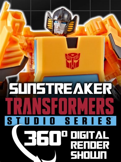 Sunstreaker 360° Digital Render - Transformers Series