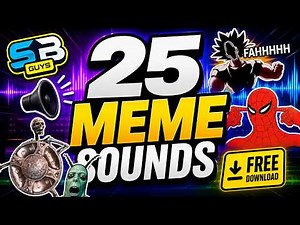 25 Meme Sound Effects for YouTube, TikTok & Reels