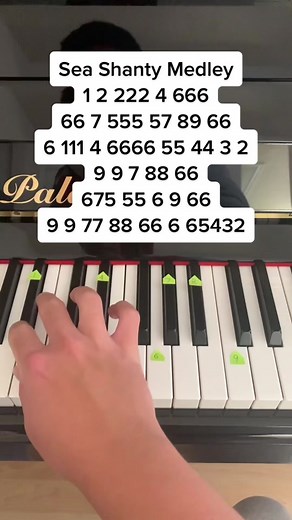 Sea Shanty Medley #piano #pianotutorial #pianomusic #seashanty #medley #homefree #foryou #fy #foryoupage