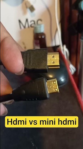 HDMI vs mini HDMI #hdmi