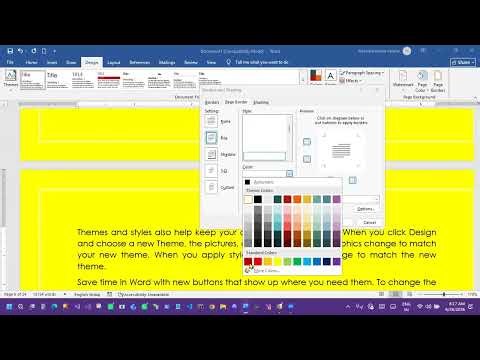 Learn MS Word Design, Layout and References Tab Complete Tutorial