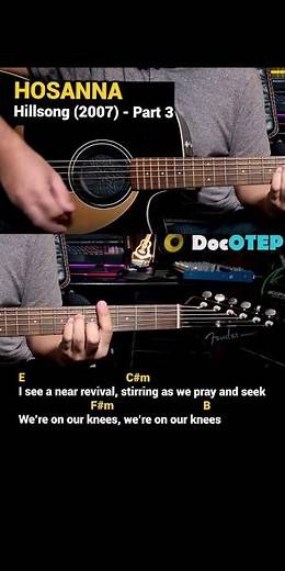 Hosanna - Hillsong United (2007) Easy Guitar Chords Tutorial with Lyrics Part 3 REELS
