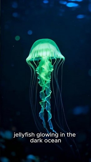 This Jellyfish Glows in the Dark ✨