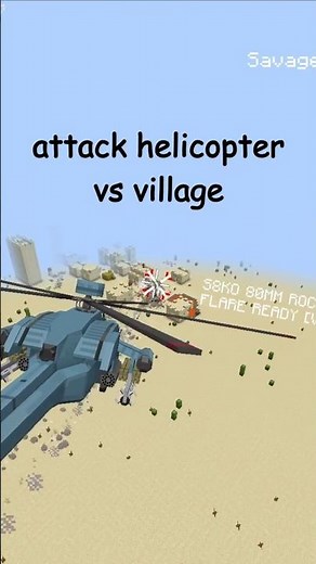 Mi-28 Attack Helicopter - SuperB Warfare Mod #shorts