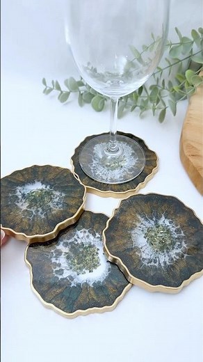 🎨 How to Make a Coaster with Craft Resin for Arts & Crafts – Epoxy Resin Tutorial for Beginners