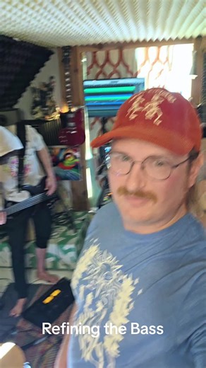 Simple Machines getting that recording down #bass #recordingsession #jams