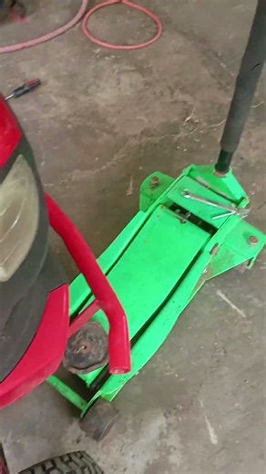 routine maintenance on a Craftsman riding mower blades and belt