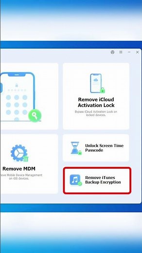 How to Remove iTunes Backup Encryption If you forgot it