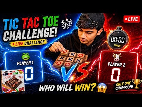 👉 Ultimate Tic Tac Toe Battle 🎮 | LIVE Vs Challenge | Can I Win? St Live Geming is live 1
