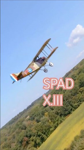 RC model SPAD S.XIII WWI Biplane