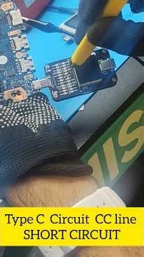Laptop Type-C CC Line Short Circuit Finding | Easy & Fast Method | Chip Level Repair Training |