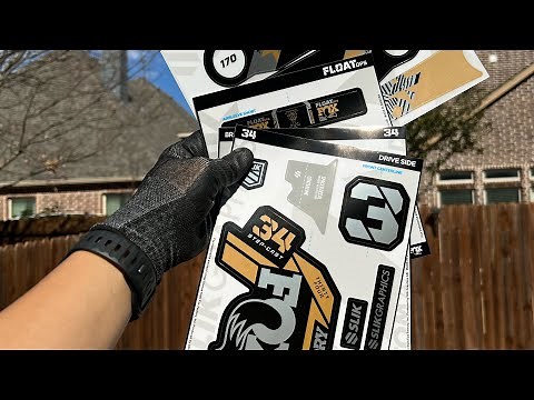 SLIK Decals aftermarket stickers for your mountain bike components