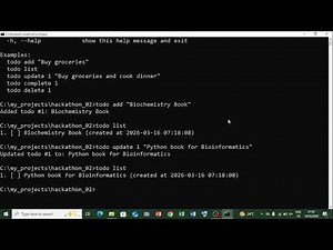 Hackathon Project Demo: In-Memory Python Todo App | Built with Claude Code & Spec-Kit Plus