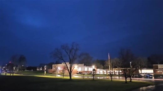 Lightning Flashes Across Sky in Albany