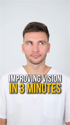 Dr Ales Ulishchenko MD PhD - Integrative Doctor|Osteopath|Healer on Instagram: "👀🔥 You will NEVER wear glasses after this EYE GYMNASTICS 1/3 of people on the planet struggles with vision problems🤯 but your eyes can recover naturally when you release tension and restore blood flow. By doing this techniques for eyes we release tension from ciliary muscle and your vision will always be clear! Leave 👀 emoji if you need more techniques for improving vision 👇&#x